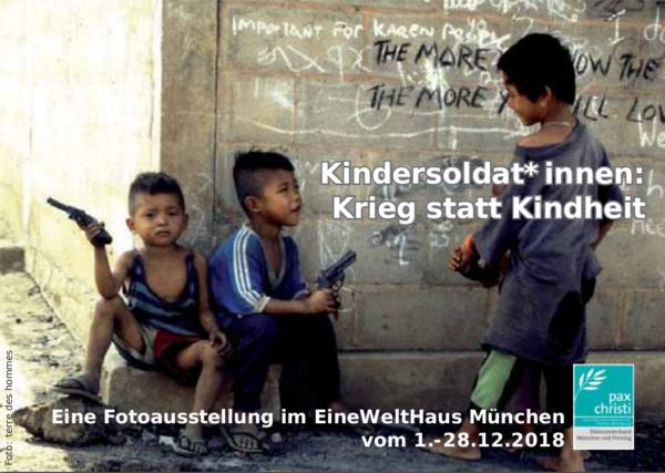 Kindersoldaten Aussstellung EWH 2018