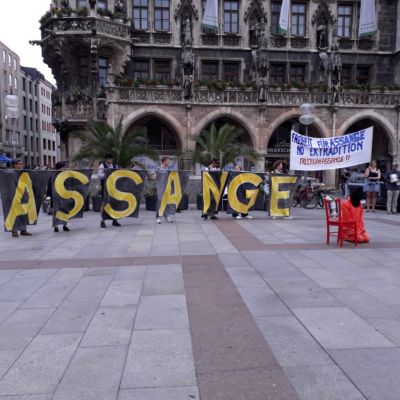 Freiheit für Julian Assange! - Kundgebung Marienplatz München