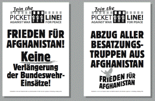 Picket-Line 8. Mai 2008