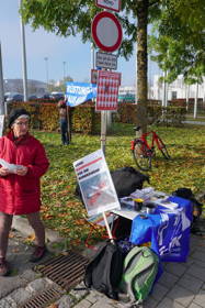 Protest AIRTEC Messe Nord