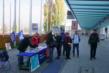 Protest AIRTEC Messe West