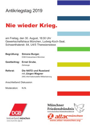 Antikriegstag 2019 München
