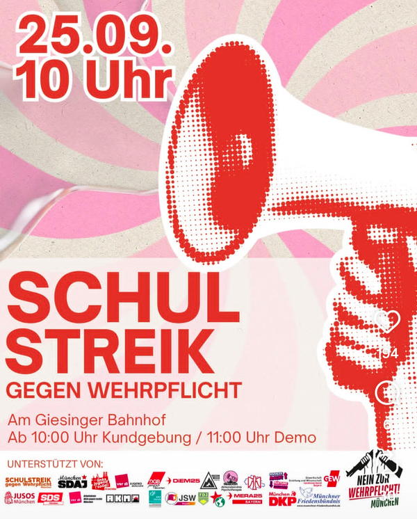Schulstreik 25.9.26 Giesing