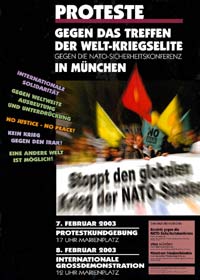 PROTEST GEGEN DAS NATO-TREFFEN
