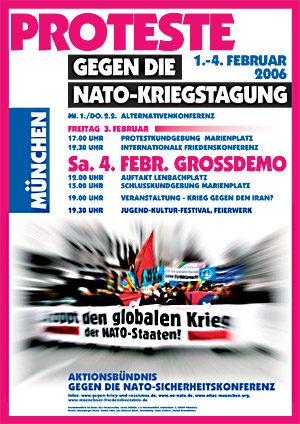 Gegenaktionen Februar 2006 Gegen die NATO-Sicherheitskonferenz